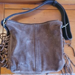 Coach purse with fringe